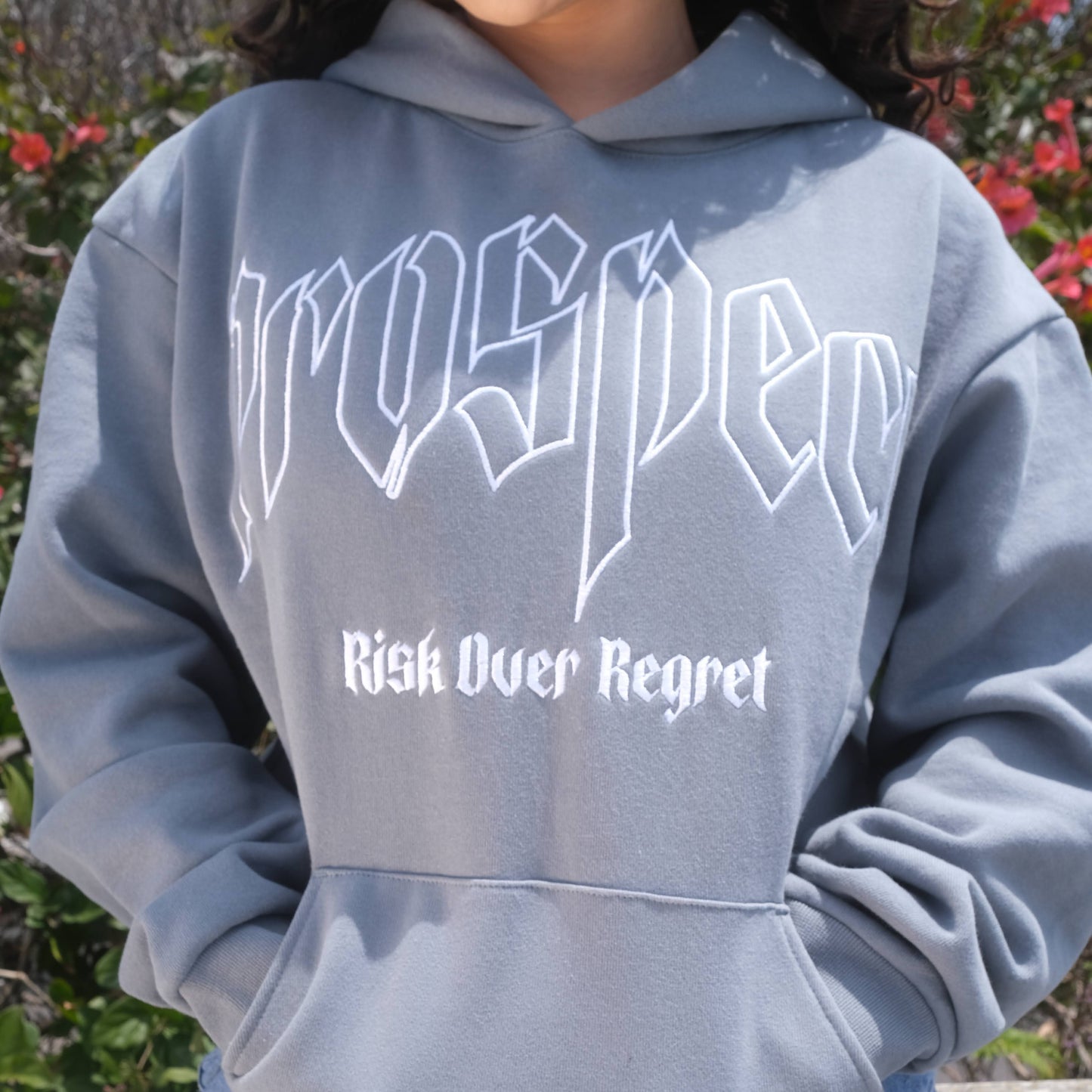 Prospect Embroidered Logo Hoodie 'Blue'