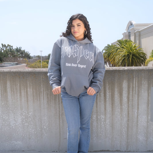 Prospect Embroidered Logo Hoodie 'Blue'